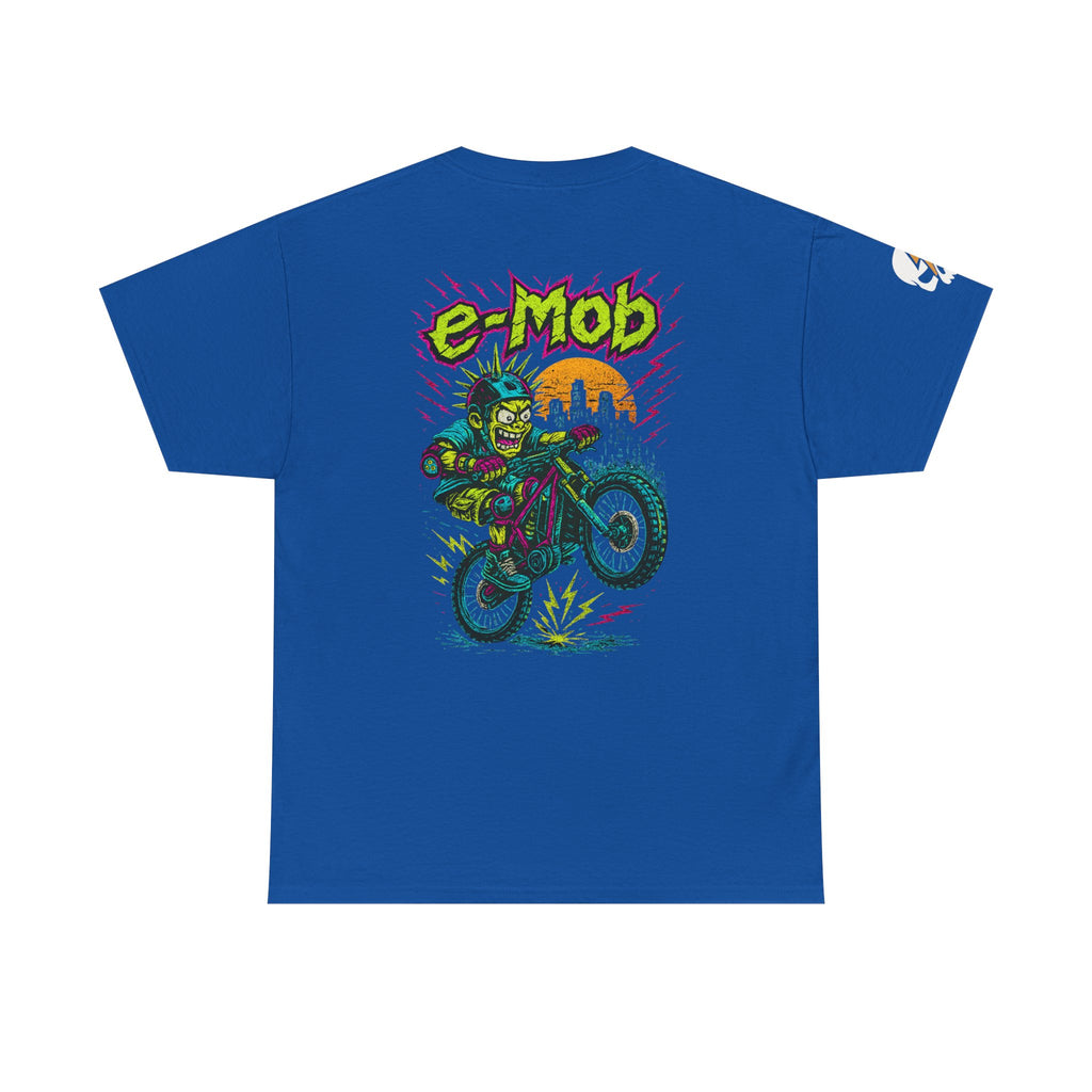 E-Mob Punk V2 Tee — E-Bike Retro Neon Graphic T-Shirt