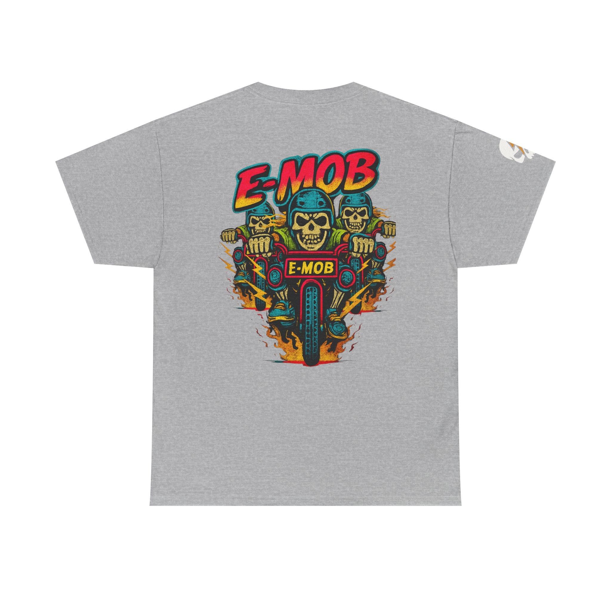 E-Mob Gang Tee — E-Bike Retro Neon Graphic T-Shirt