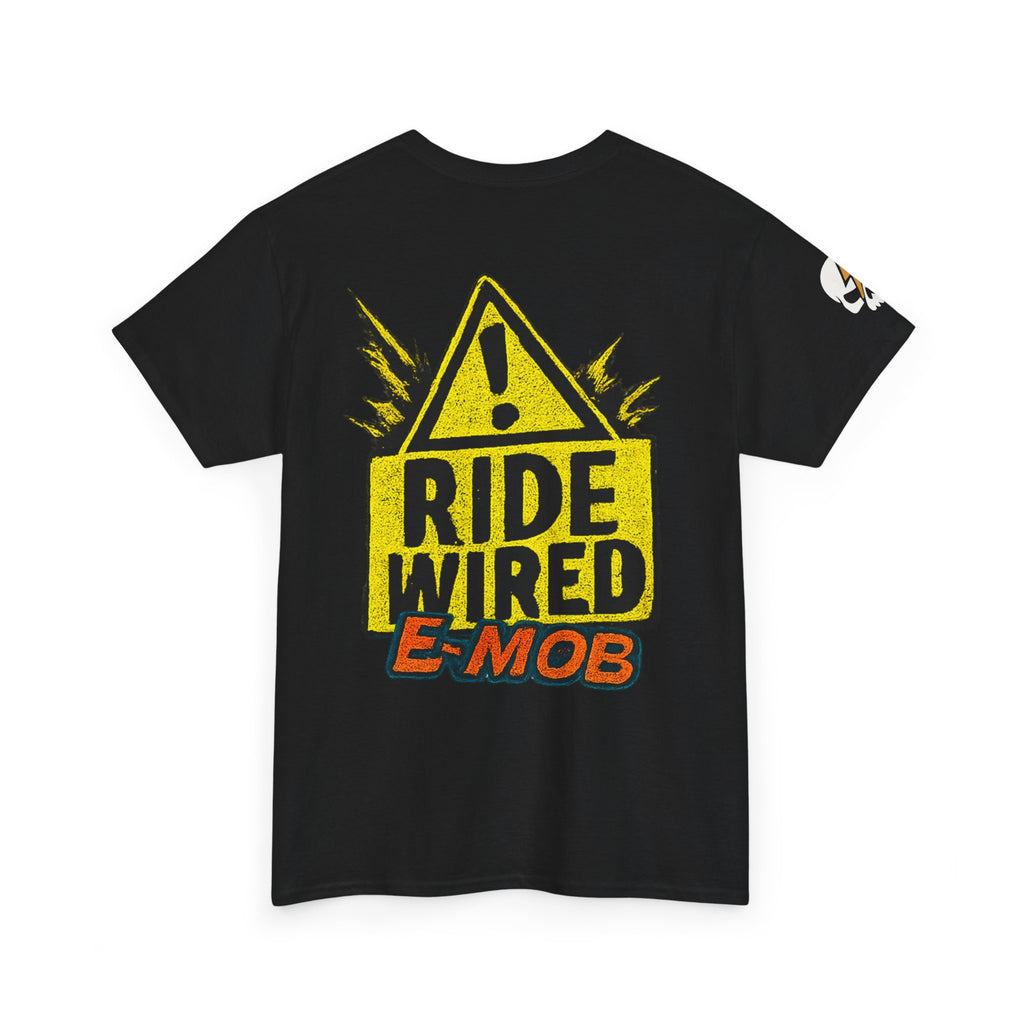 E-Mob Ride Wired Tee — E-Bike Retro Neon Collection Graphic T-Shirt