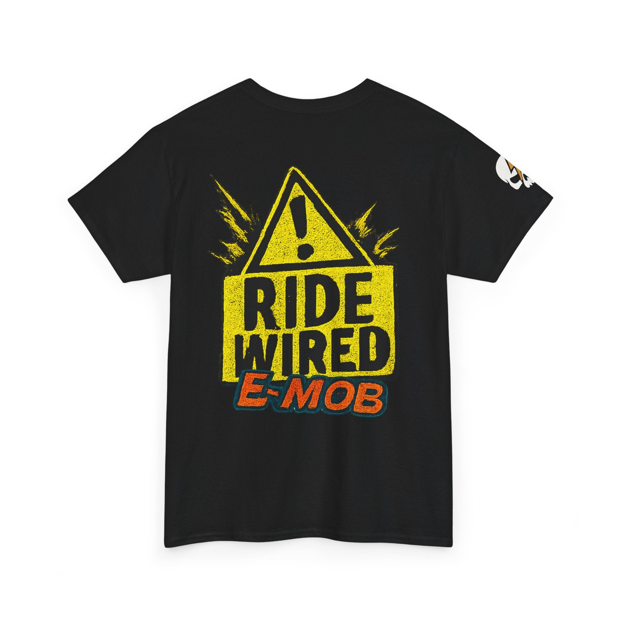 E-Mob Ride Wired Tee — E-Bike Retro Neon Collection Graphic T-Shirt