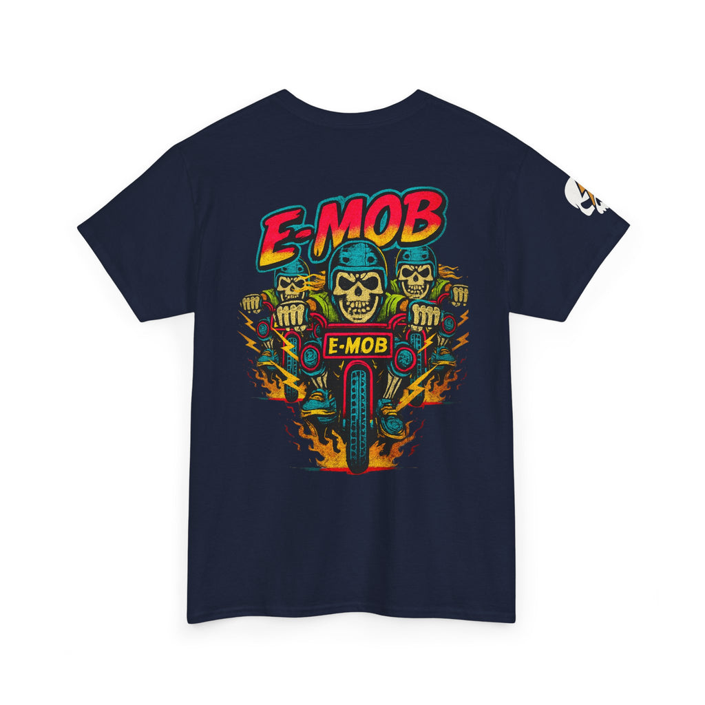 E-Mob Gang Tee — E-Bike Retro Neon Graphic T-Shirt
