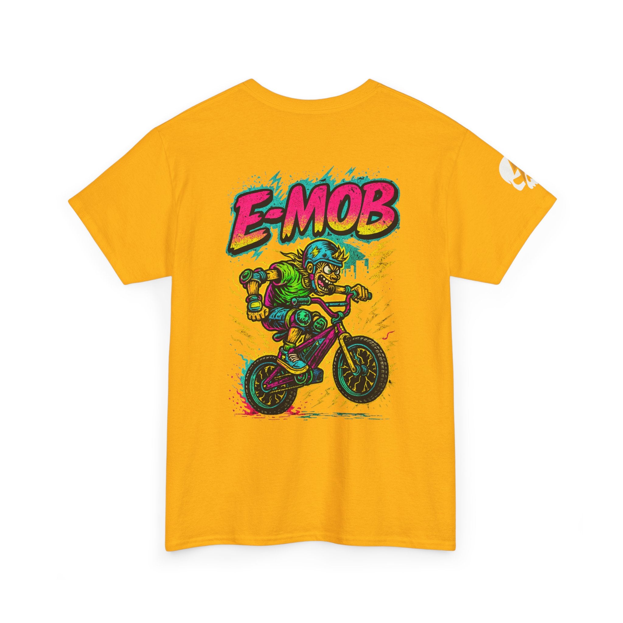 E-Mob Punk Tee — E-Bike Retro Neon Collection Graphic T-Shirt