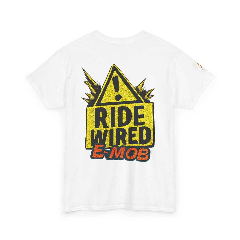 E-Mob Ride Wired Tee — E-Bike Retro Neon Collection Graphic T-Shirt
